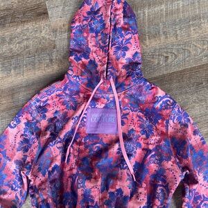 Versace Jeans Couture Floral Pink and Purple Hoodie